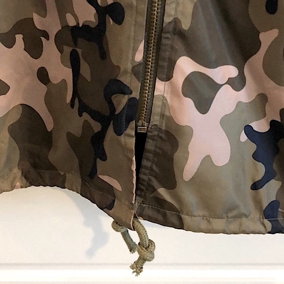 🆕Casual Lightweight Camouflage Zip-up Windbreaker Jacket w/Adjustable Bottom - Picture 5 of 16